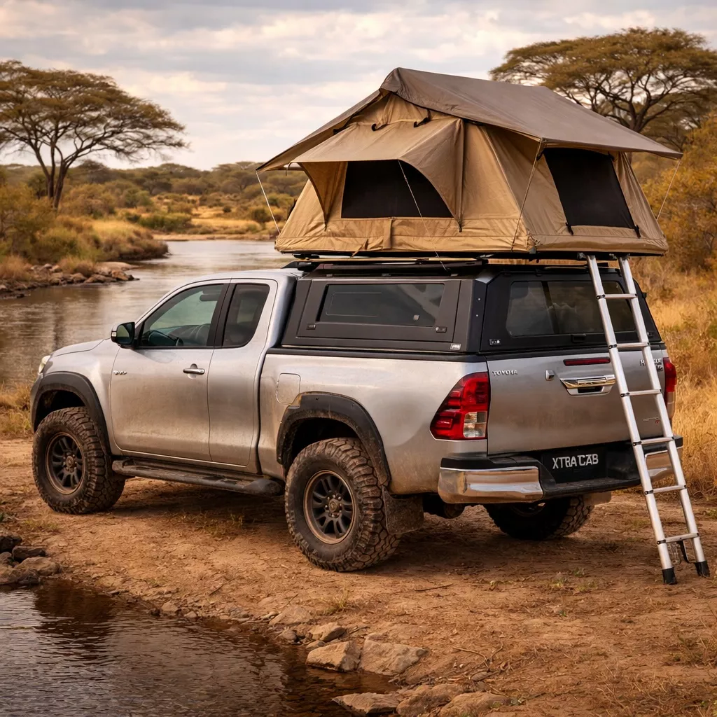 Hard Top Toyota Hilux Xtra Cab 2015+ Aluminium Traveller – Image 3