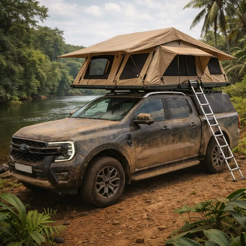 Hard Top Ford Ranger Double Cabine 2023+ Aluminium Adventurer – Image 4