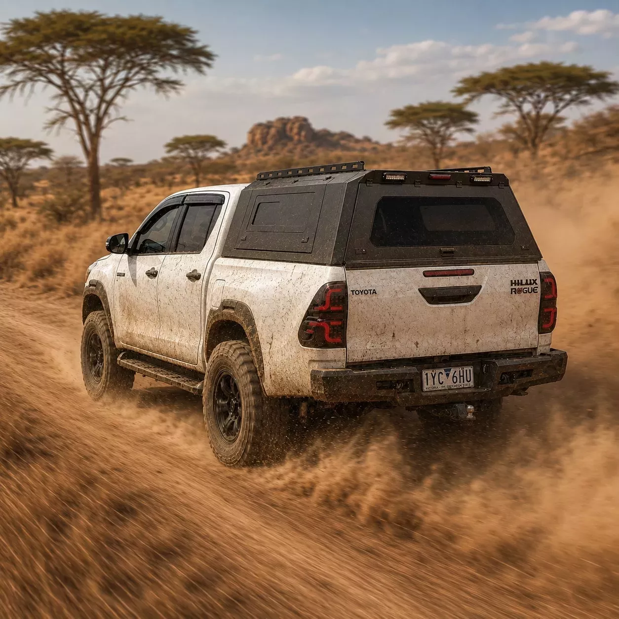 Hard Top Toyota Hilux Xtra Cab 2015+ Aluminium Traveller Gen2 – Image 2