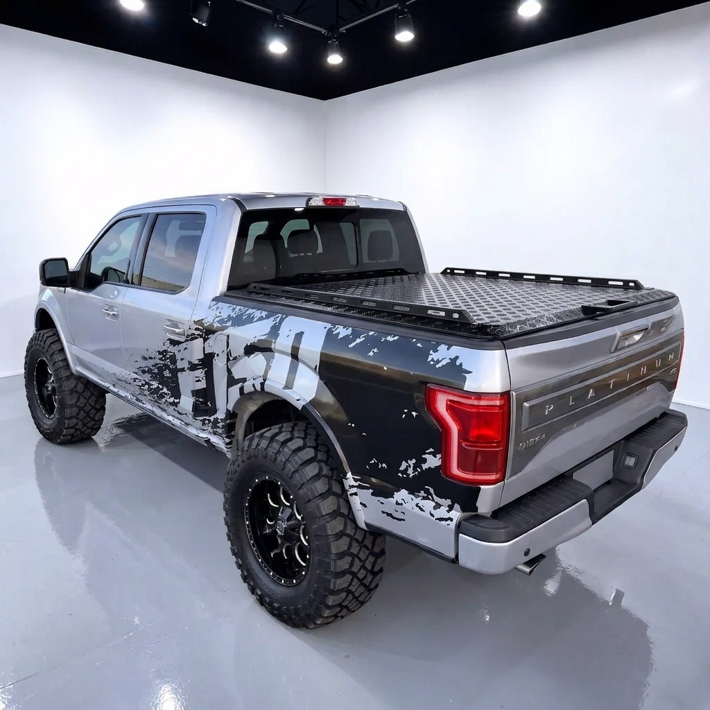 Hard Lid Ford F-150 Benne 5,5 ft 2021+ Aluminium